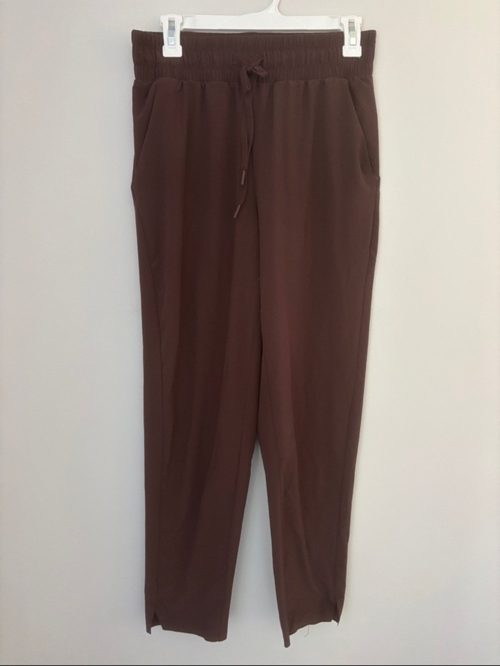 all in motion Brown Tapered Joggers in Chocolate Brown